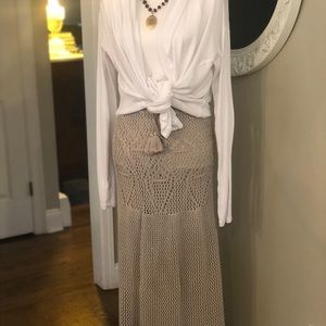 Macrame skirt